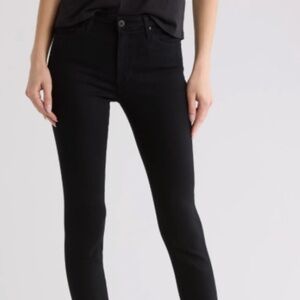 AG Faye Skinny Black Jeans Size 25R